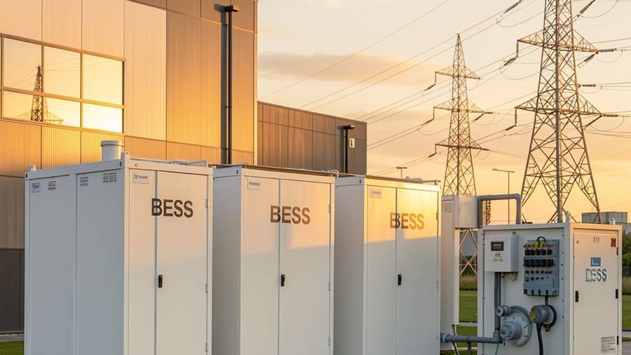 Contêineres de baterias industriais BESS