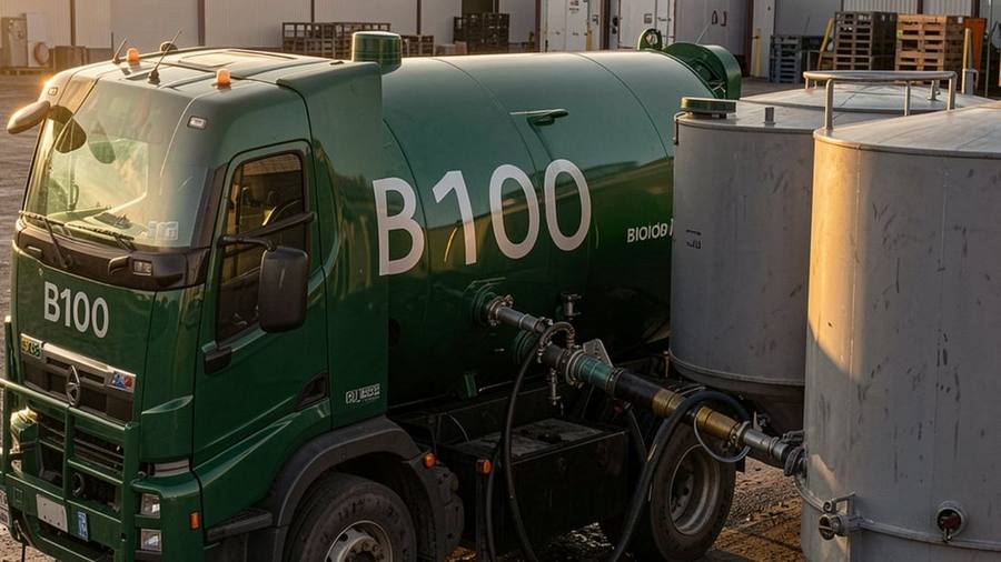 Caminhão-tanque de biodiesel B100